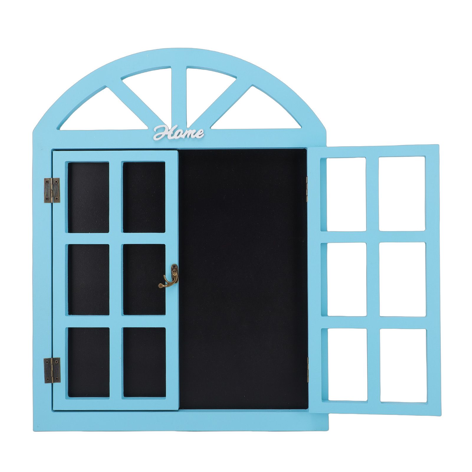 Hanging Chalkboard Sign Wooden Erasable Window Frame Shaped Hanging Message view 9