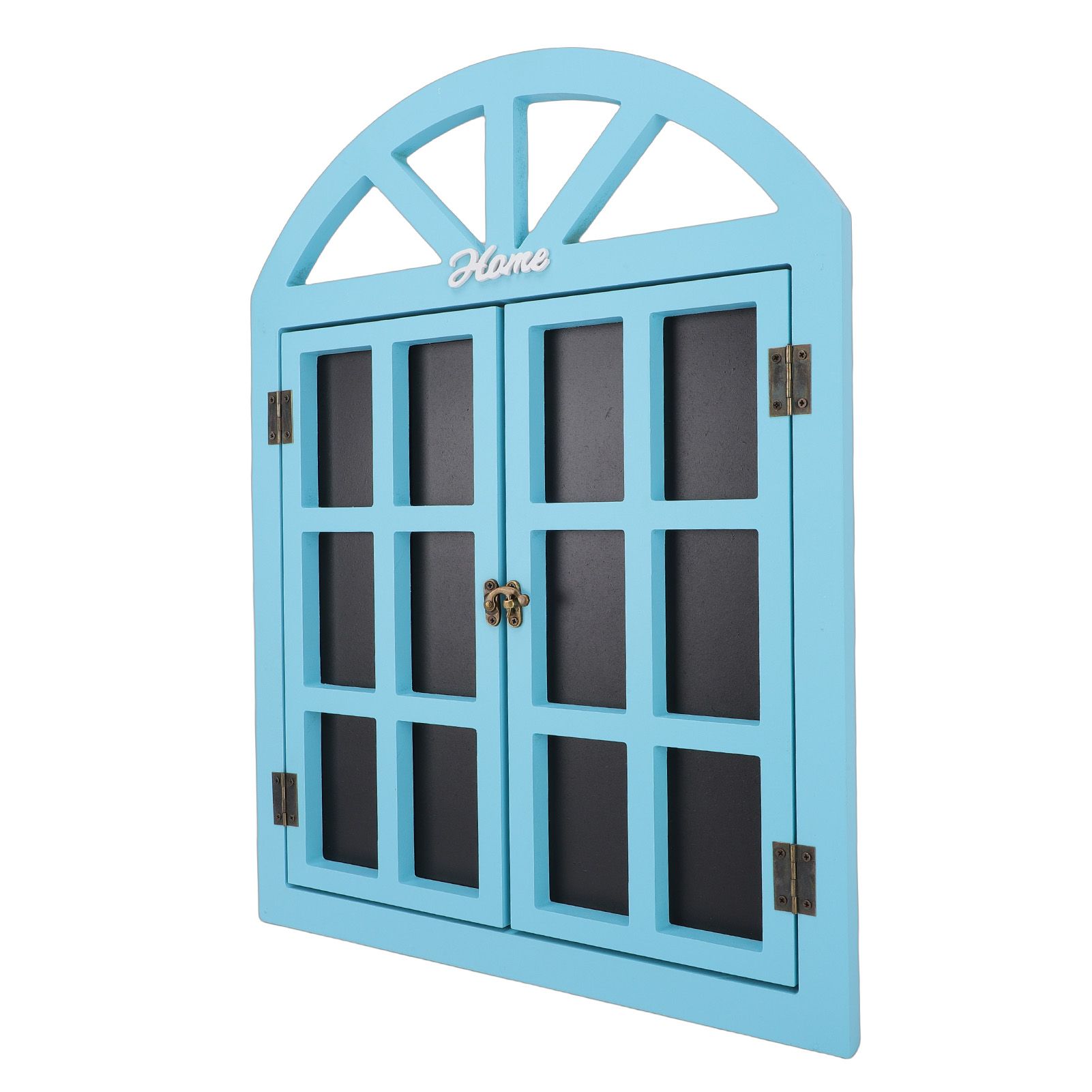 Hanging Chalkboard Sign Wooden Erasable Window Frame Shaped Hanging Message view 10