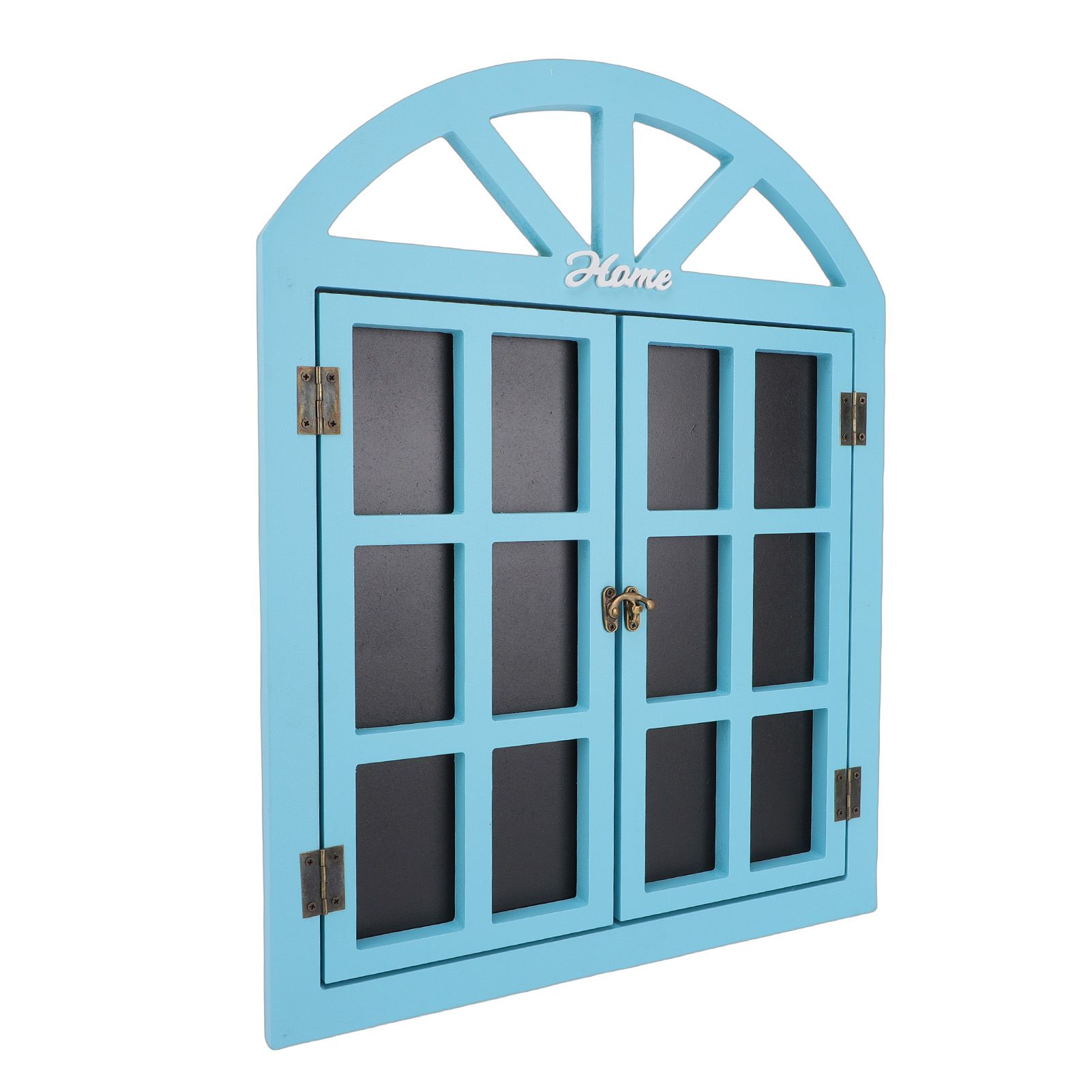 Hanging Chalkboard Sign Wooden Erasable Window Frame Shaped Hanging Message view 11