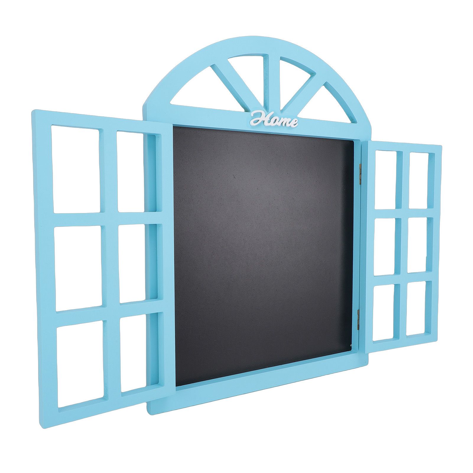 Hanging Chalkboard Sign Wooden Erasable Window Frame Shaped Hanging Message view 12