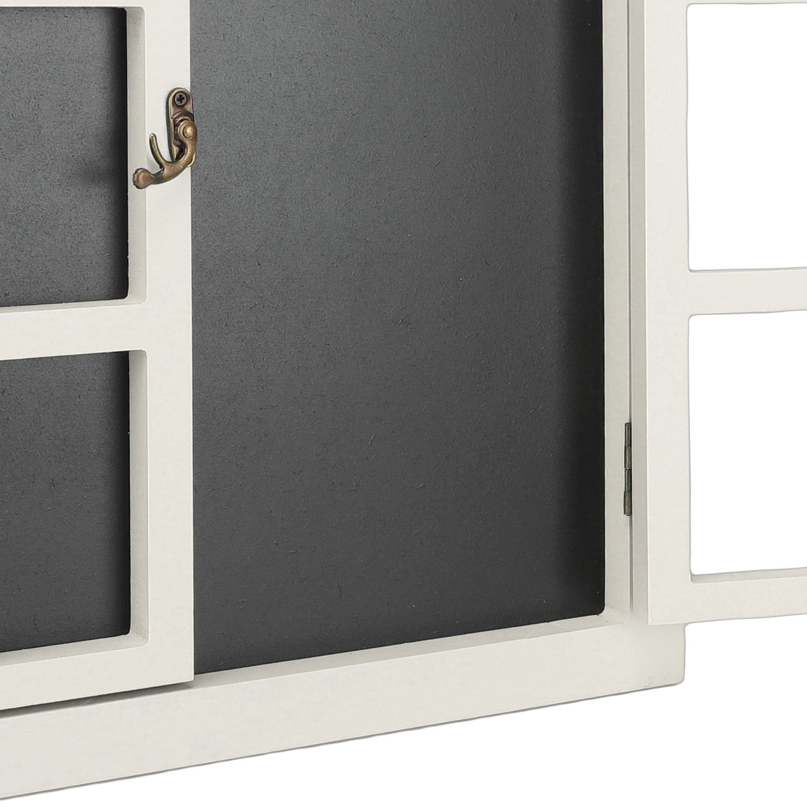 Hanging Chalkboard Sign Wooden Erasable Window Frame Shaped Hanging Message view 5