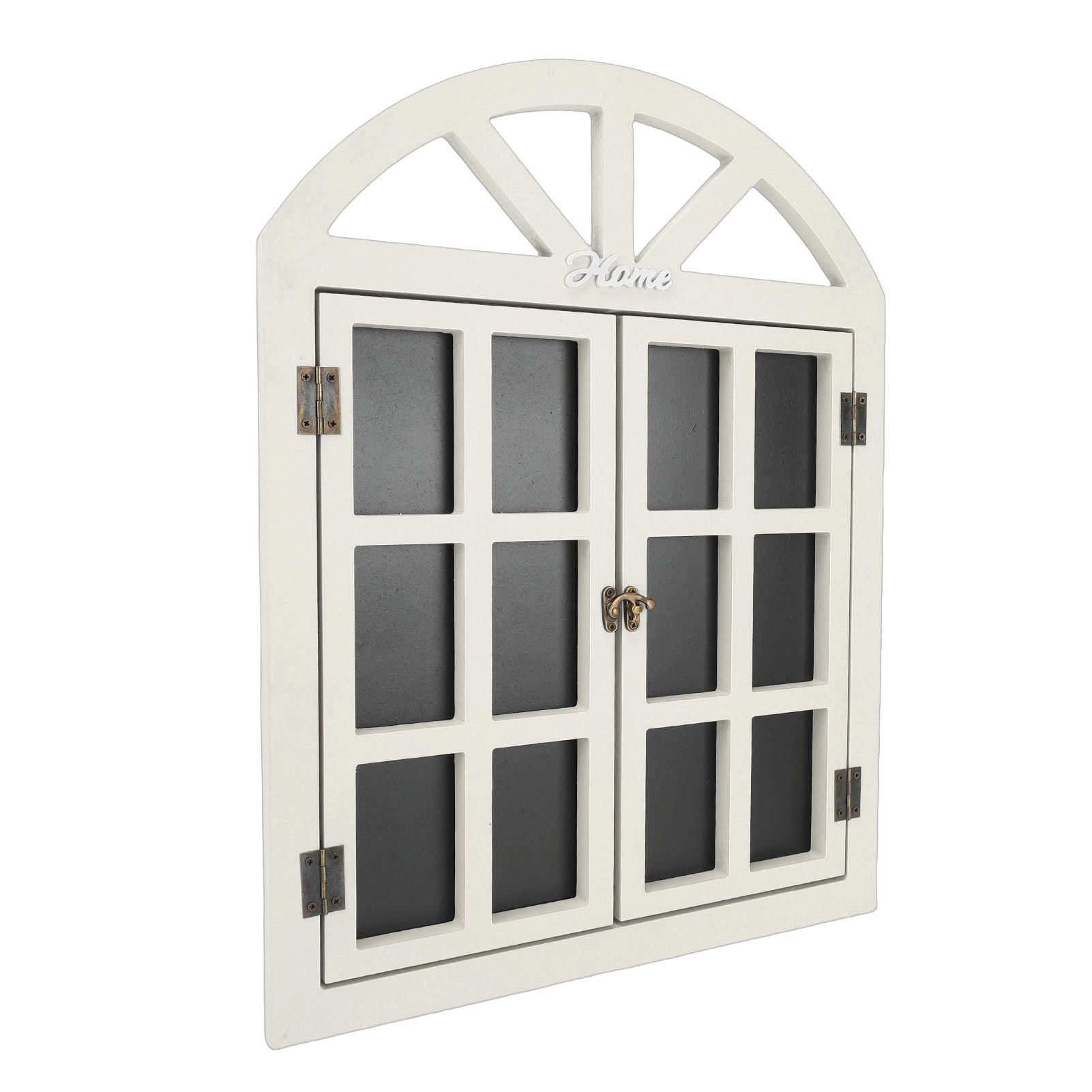 Hanging Chalkboard Sign Wooden Erasable Window Frame Shaped Hanging Message view 11