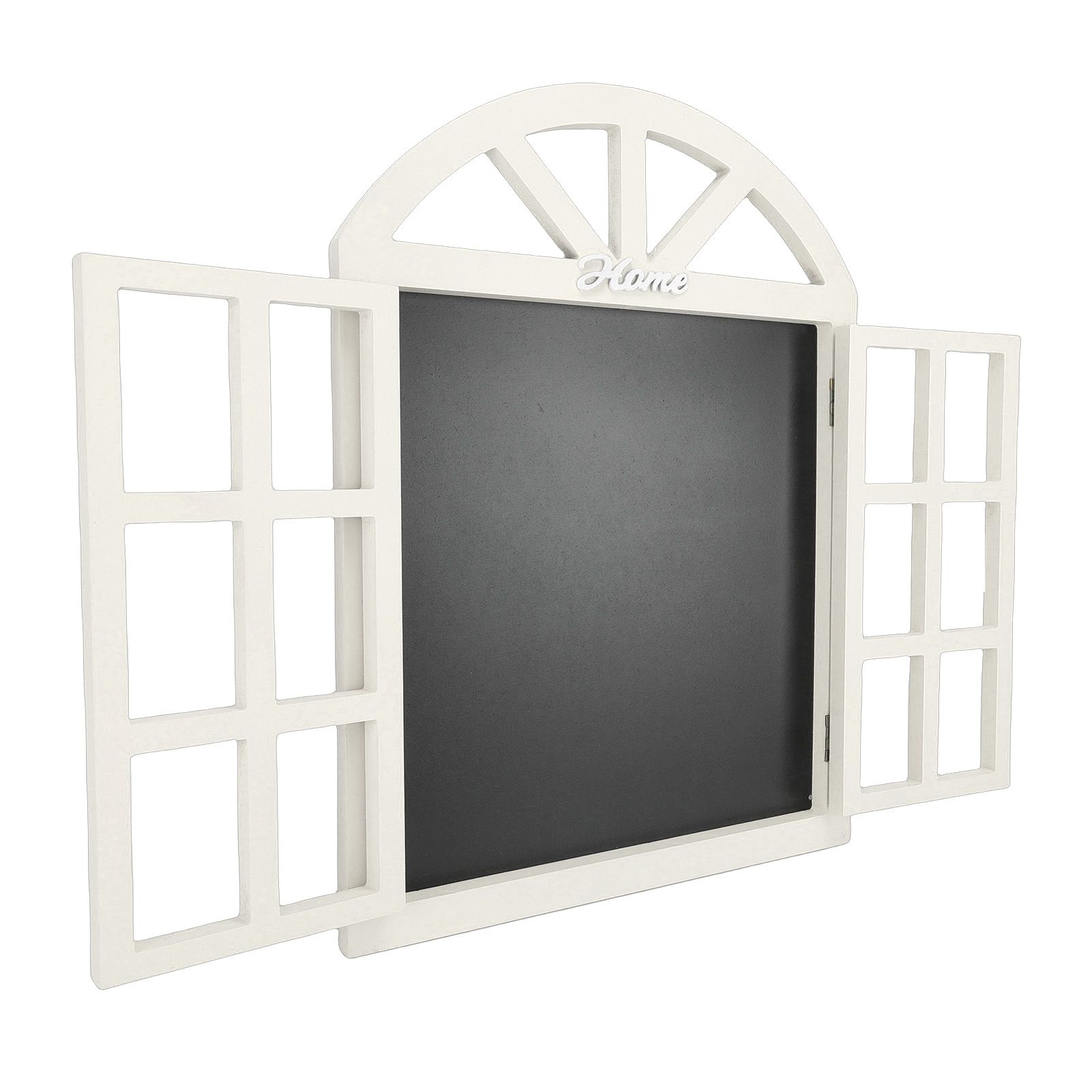 Hanging Chalkboard Sign Wooden Erasable Window Frame Shaped Hanging Message view 12