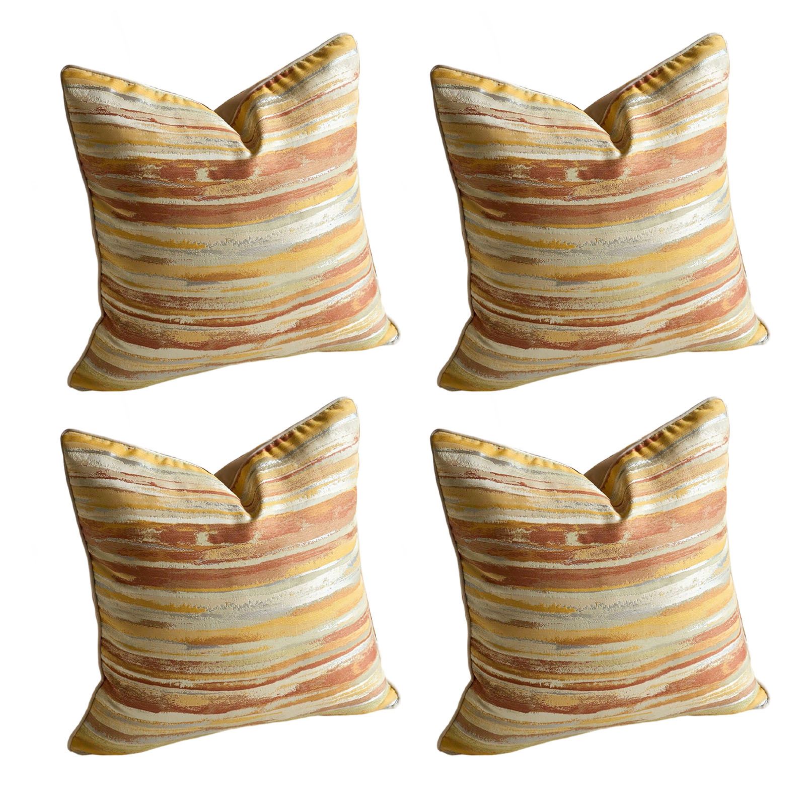 4pcs Decorative Throw Pillow Covers Rustic Farmhouse Boho Style Pillowcases view 3