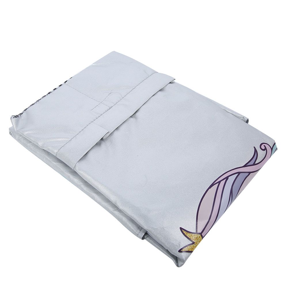 Cartoon Oxford Cloth Washing Machine Cover Waterproof Upper Open Dual Use Dust view 2