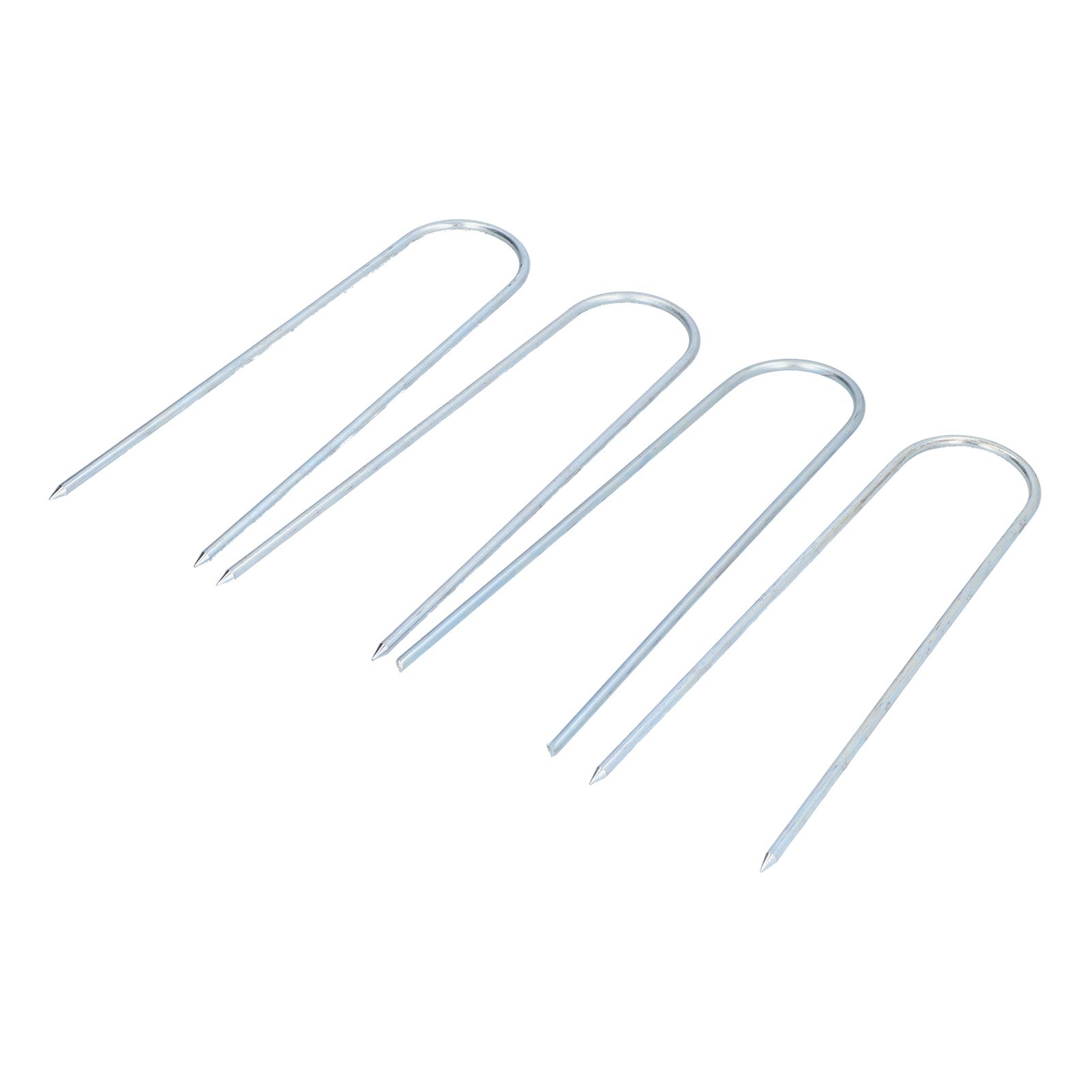 4PCS U Shaped Nail Tent Nails Ground Staple Stainless Steel Garden Pegs view 2