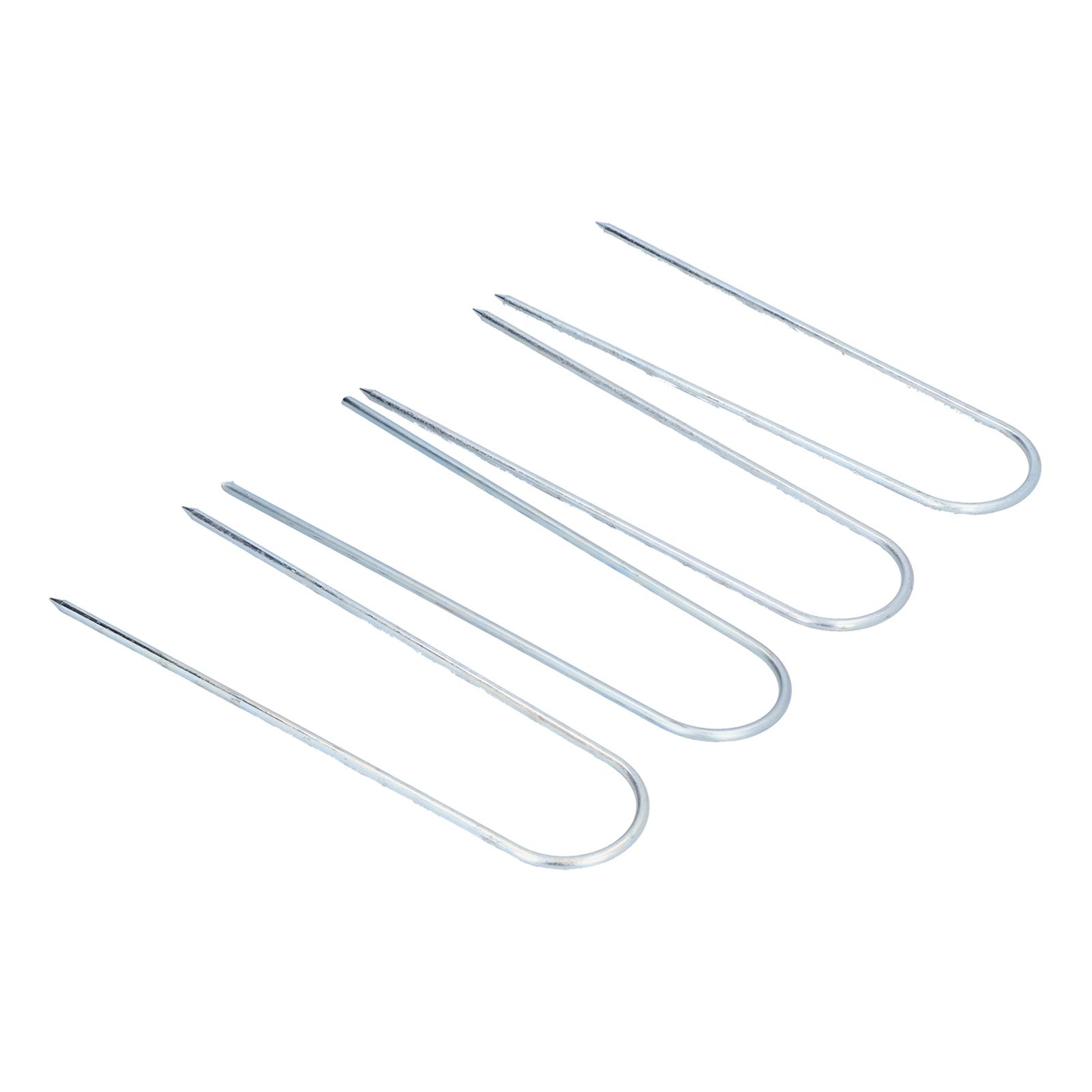4PCS U Shaped Nail Tent Nails Ground Staple Stainless Steel Garden Pegs view 5