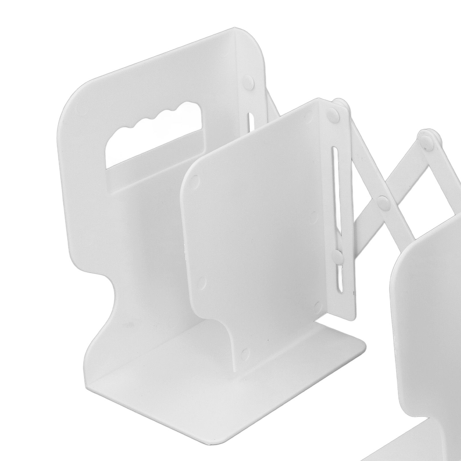Extendable Bookend Non Skid PP Heavy Duty Decorative Adjustable Book Shelf view 2