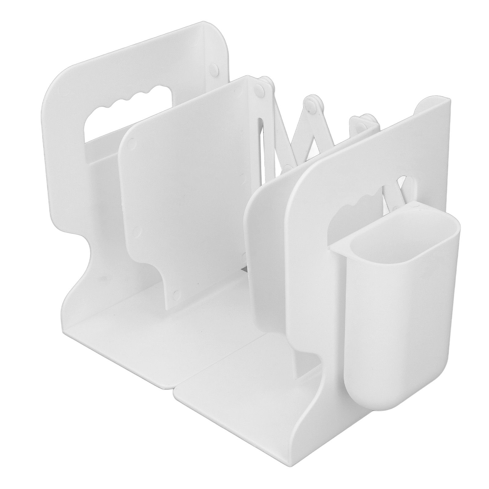 Extendable Bookend Non Skid PP Heavy Duty Decorative Adjustable Book Shelf view 4