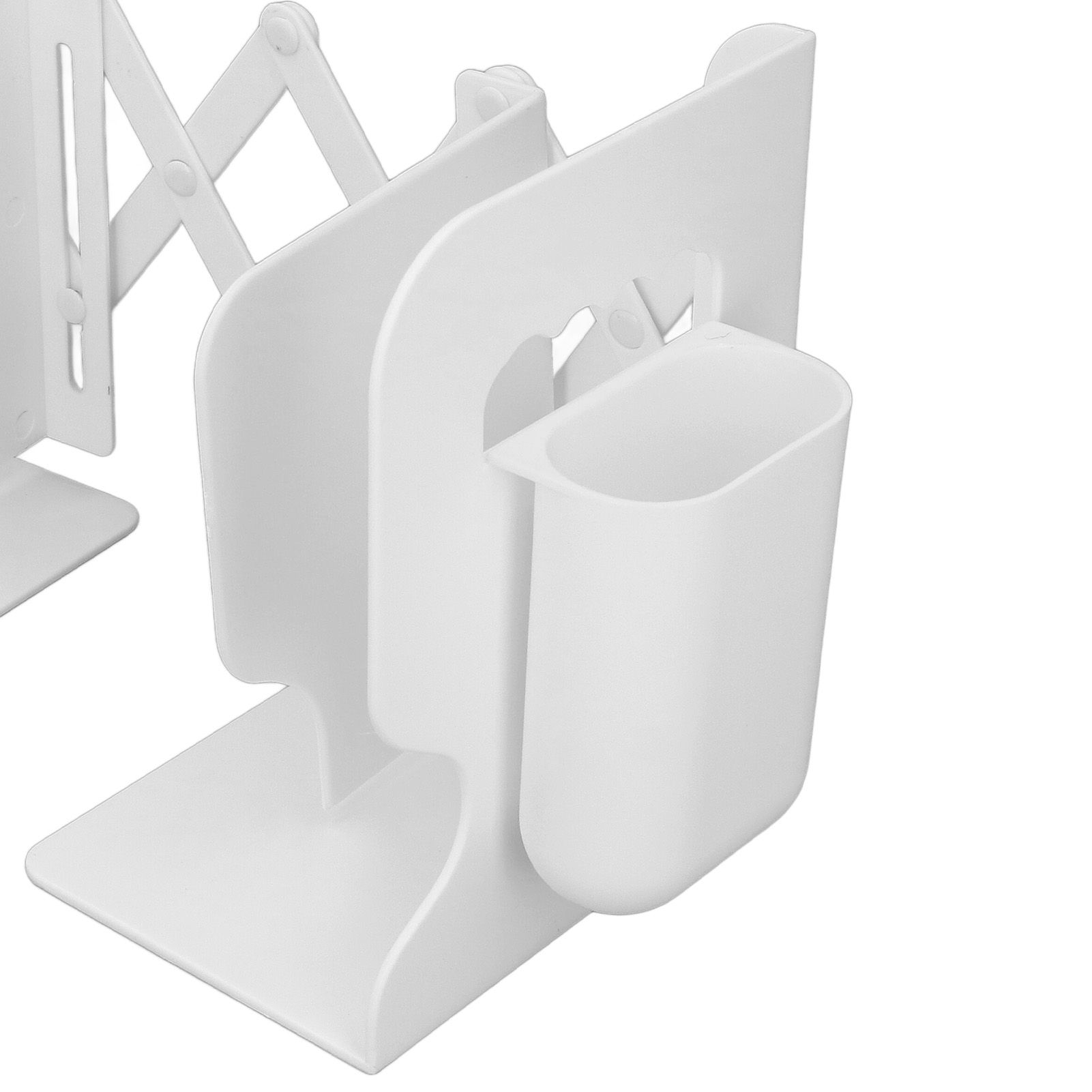 Extendable Bookend Non Skid PP Heavy Duty Decorative Adjustable Book Shelf view 5