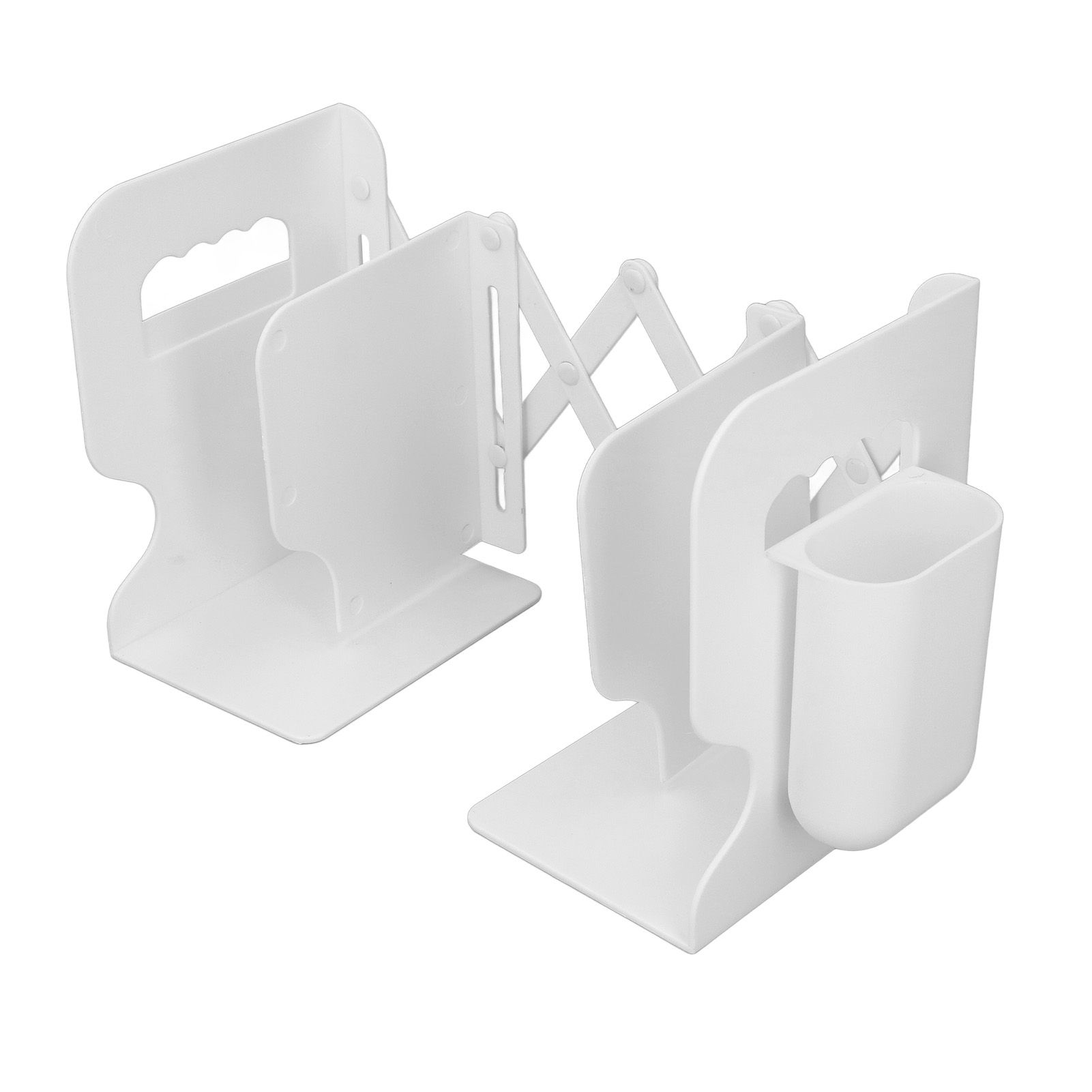 Extendable Bookend Non Skid PP Heavy Duty Decorative Adjustable Book Shelf view 10