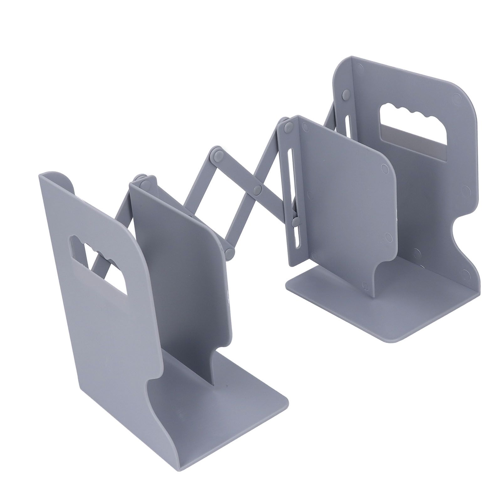 Adjustable Book End PP Retractable Anti Slip Desk Book Holder Organizer for view 6