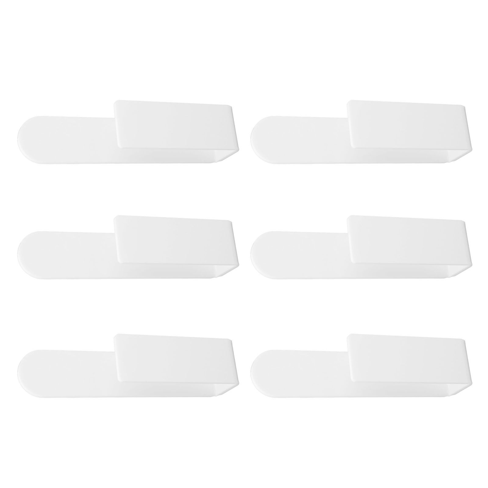 6PCS Hat Racks for Baseball Caps Acrylic Wall Mounted Self Adhesive Hat view 4