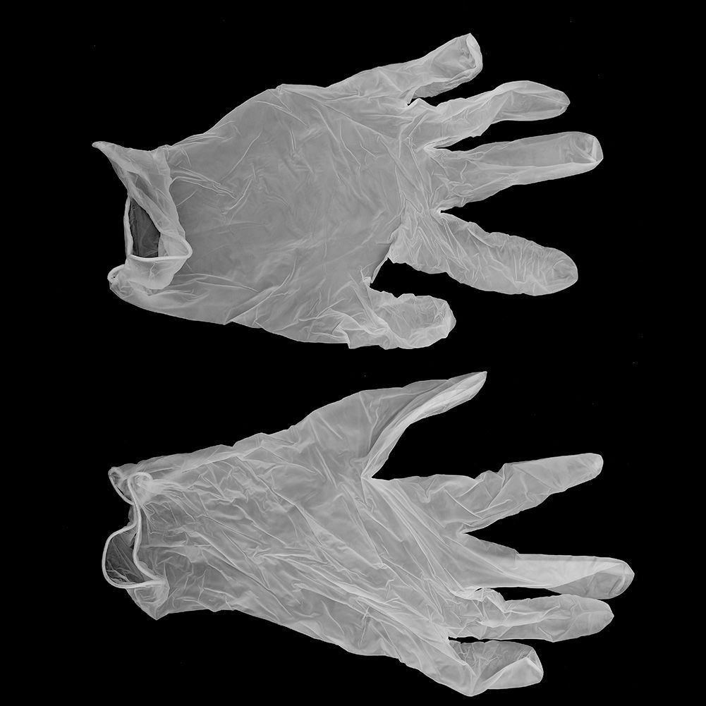 50Pairs/Box Disposable PVC Gloves Transparent Safe Single Use Gloves for Daily view 12