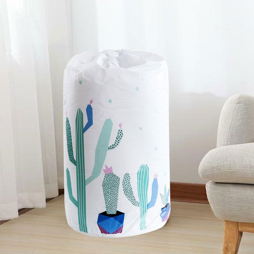Cylindrical Large Clothes Pillow Blanket Quilt Storage Bags Reusable view 8