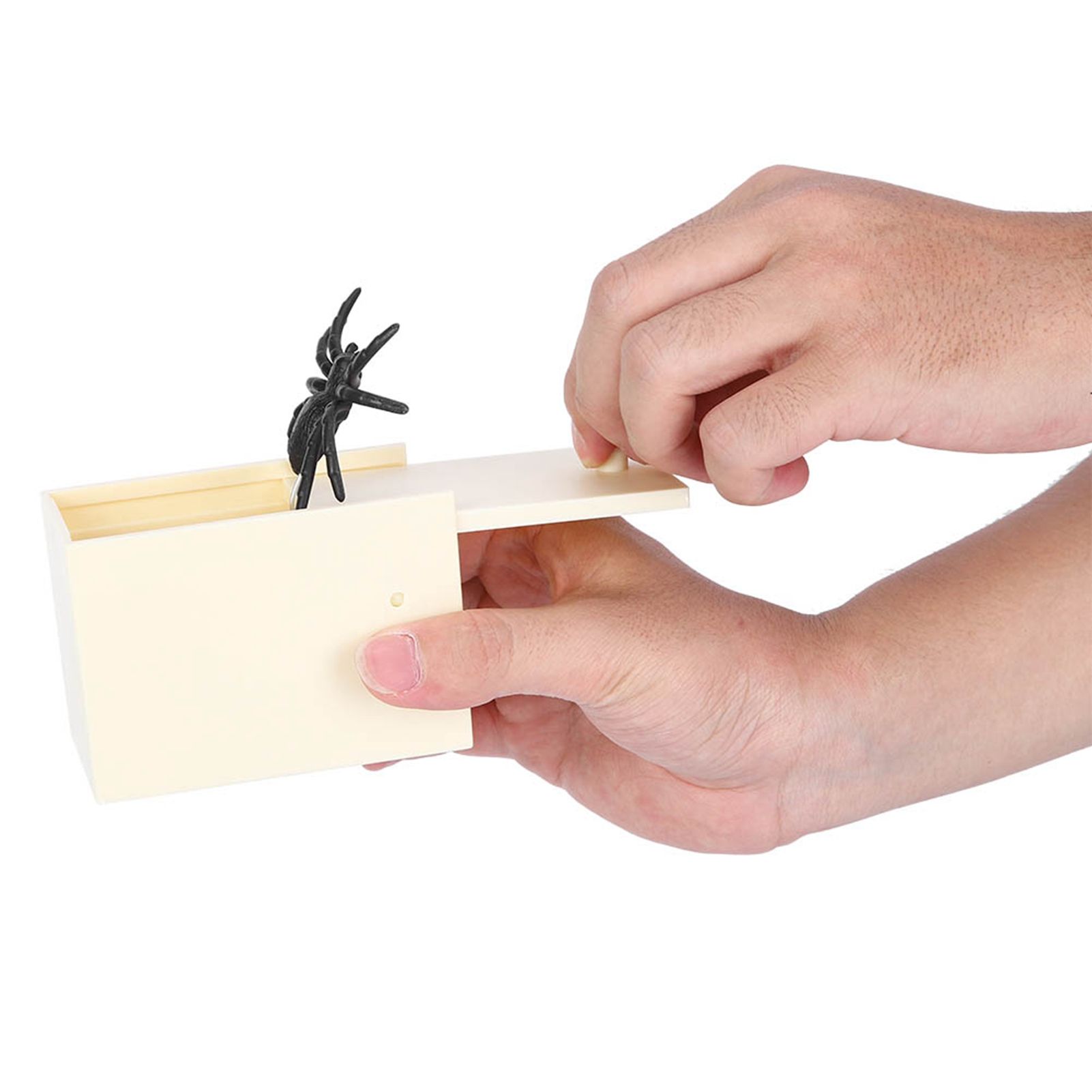 Simulation Fake Spider Box Funny Trick Prank Toy Gift for Halloween April view 6