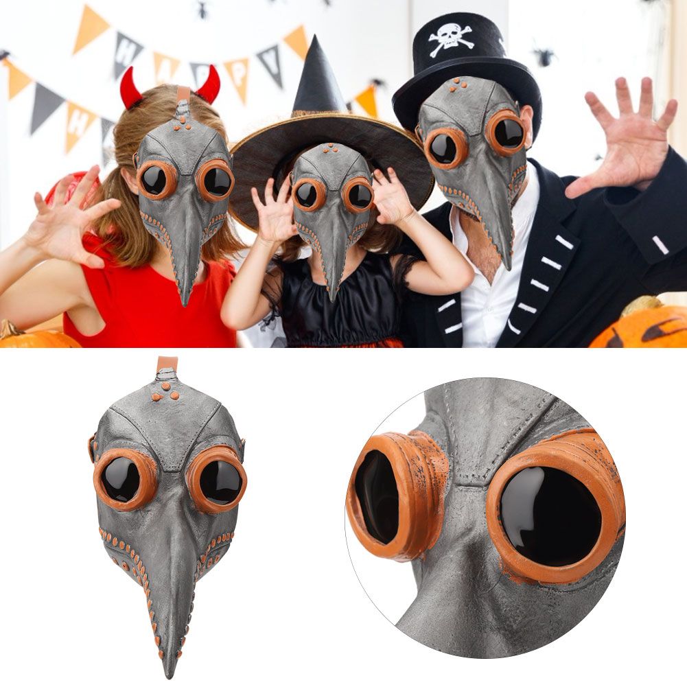 Halloween Cosplay Beak Masks Props Bird Mouth Party Costume Face Cover view 9
