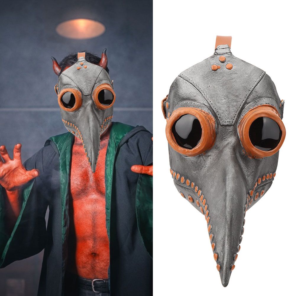Halloween Cosplay Beak Masks Props Bird Mouth Party Costume Face Cover view 10