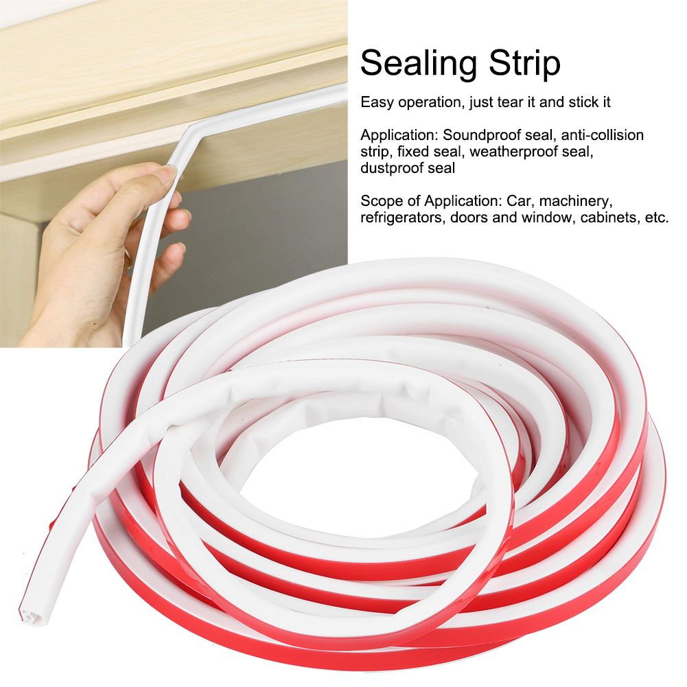 9x8MM 6M Silicone DShaped AntiTheft Door Sealing Strip Window Strip Household view 11
