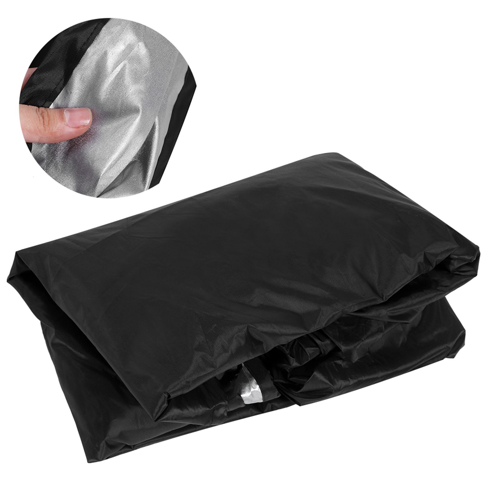 210D Black Cart Cover Waterproof Rainproof Dustproof Cover for Golf Cart Home view 6