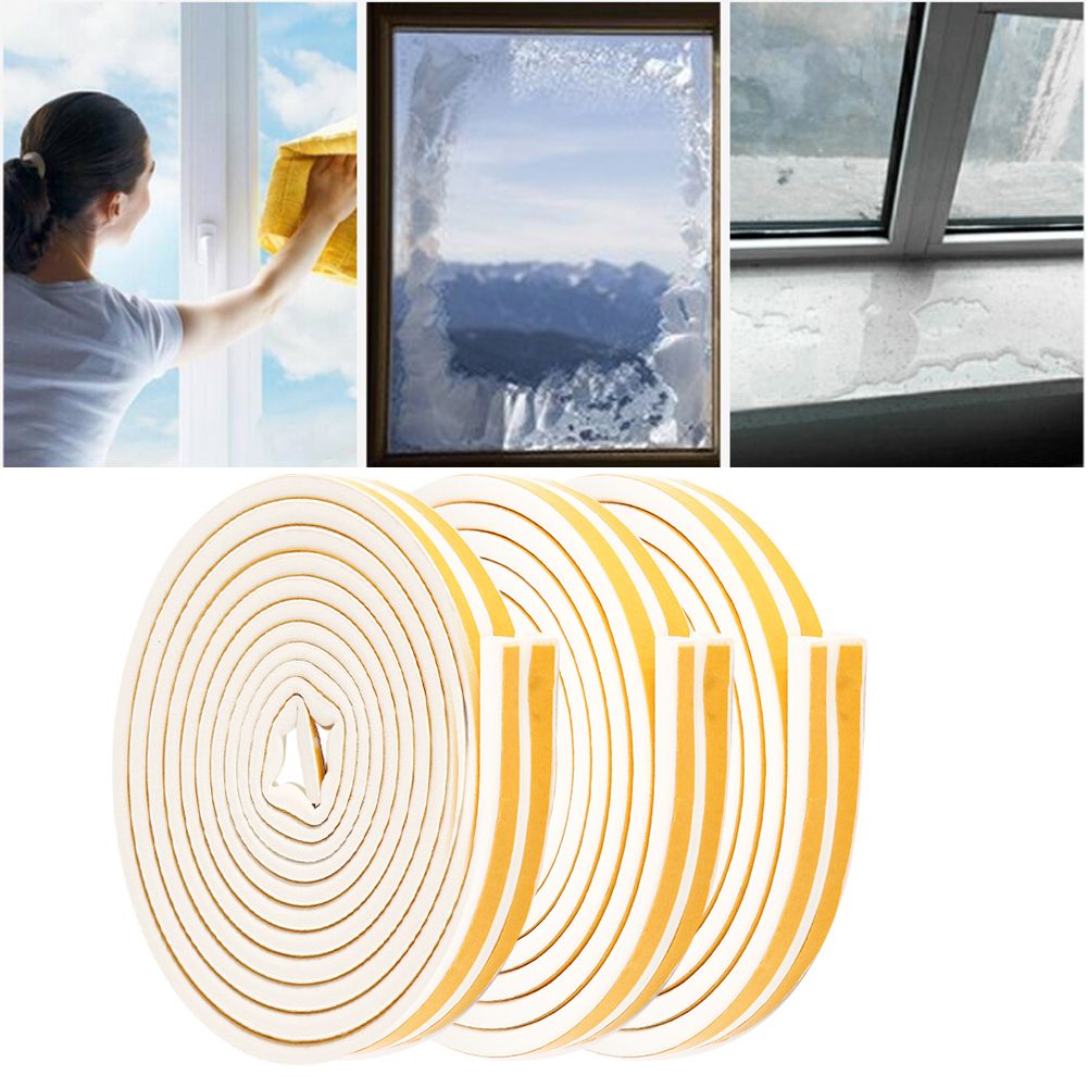 3Pcs 5m Window Door Weather Stripping Soundproof Self Adhesive Sealing Strip view 9