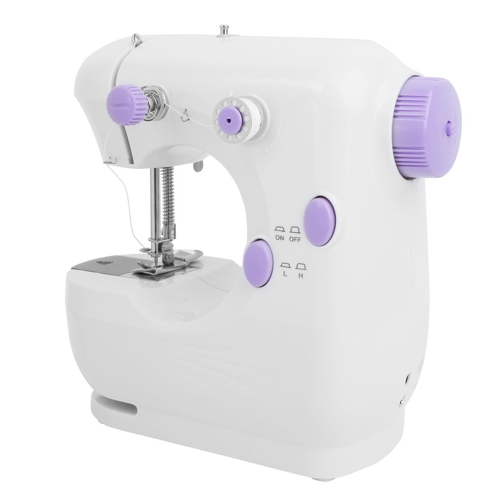 Household Mini Multifunction 2 Speed 2 Thread Electric Sewing Machine view 6