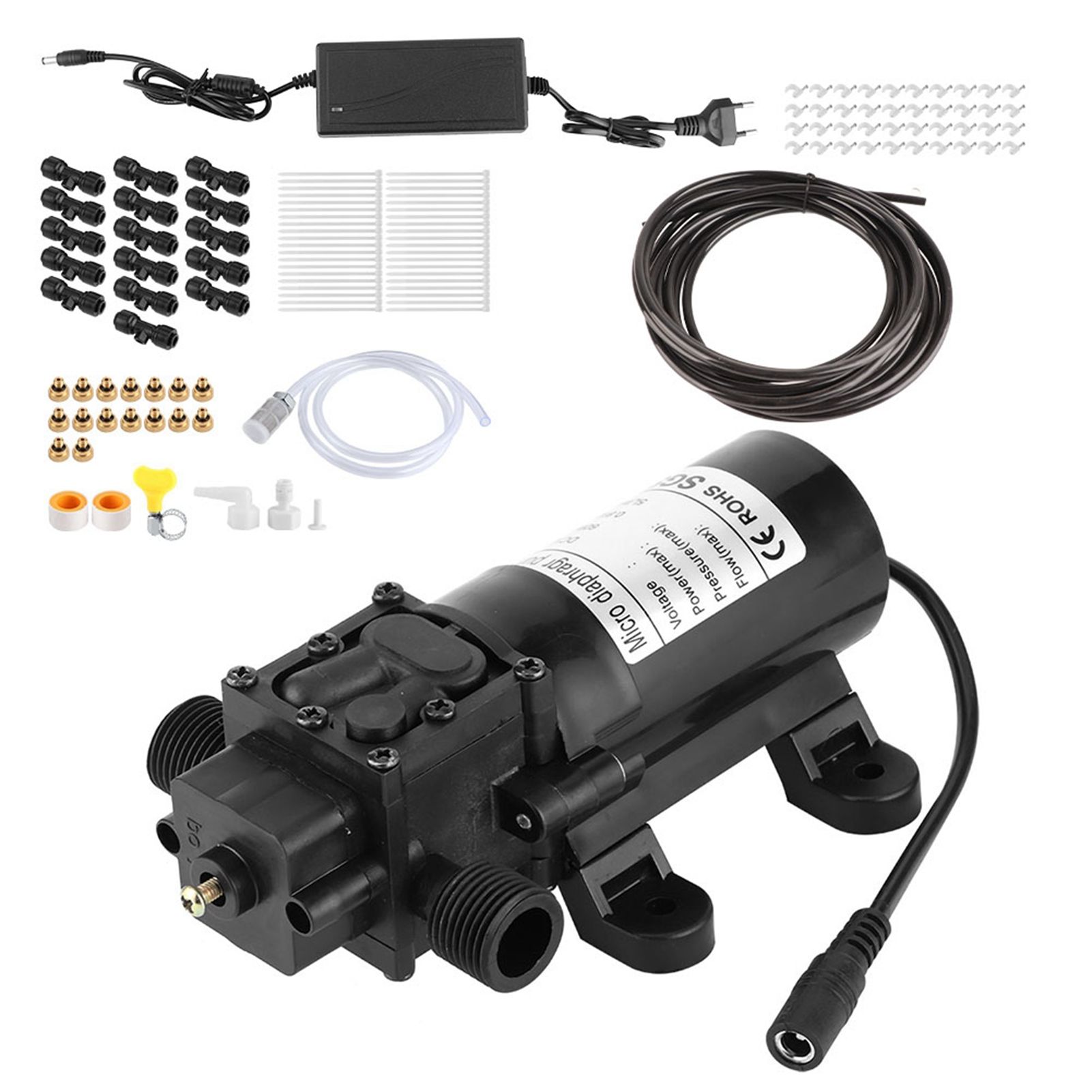 16‑Nozzle 12m Household Electric Low Pressure Spraying Cooling System for view 6