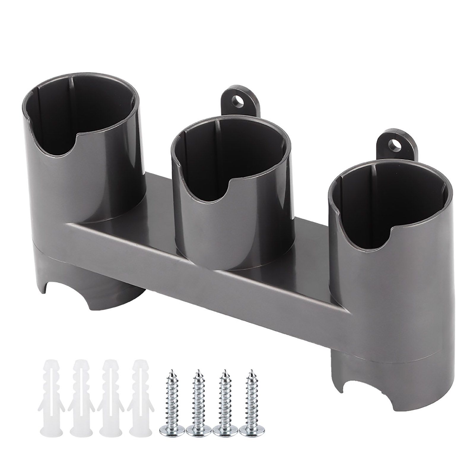 Kitchen Bathroom Wall‑Mounted Brush Mop Storage Rack for V7/V8/V10 Vacuum Cleaner