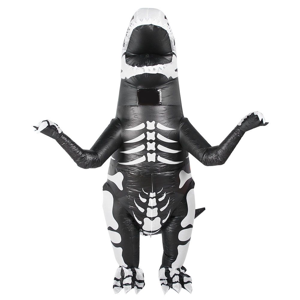 Adults Kid Dinosaur Inflatable Costume for Halloween Festivals Party Bars view 5