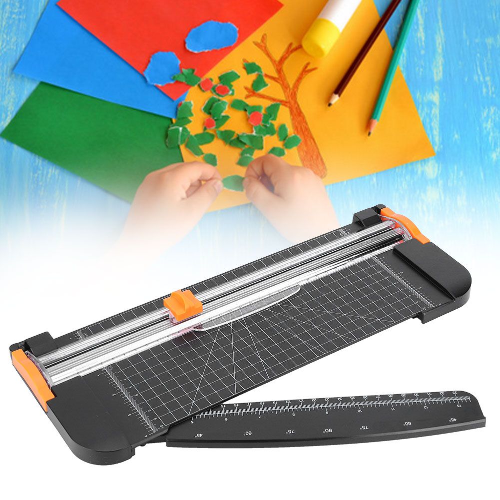 Portable Sliding Paper Knife Trimmer Cutting Machine Photo Label Cutter Office view 10