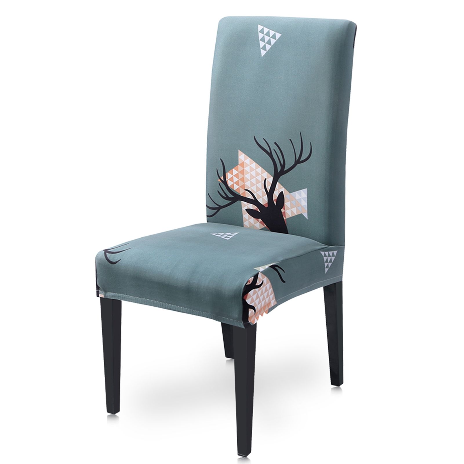 Christmas Chair Cover Dining Chair Protecting Slipcover Elastic Chair Cover view 9