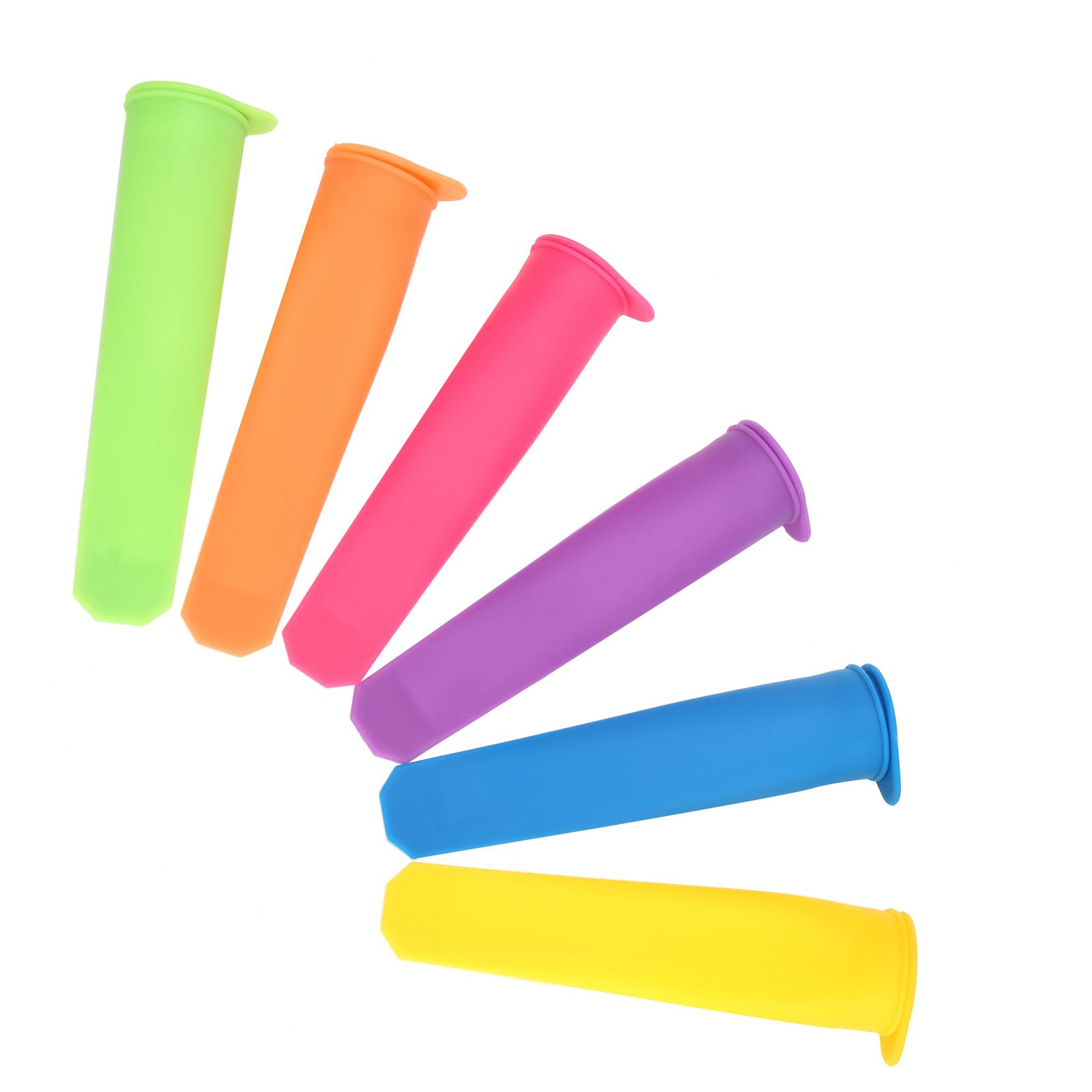 6Pcs Silicone Ice Cream Mold Reusable DIY Ice Bar Maker Mould with Lid for Kid view 3