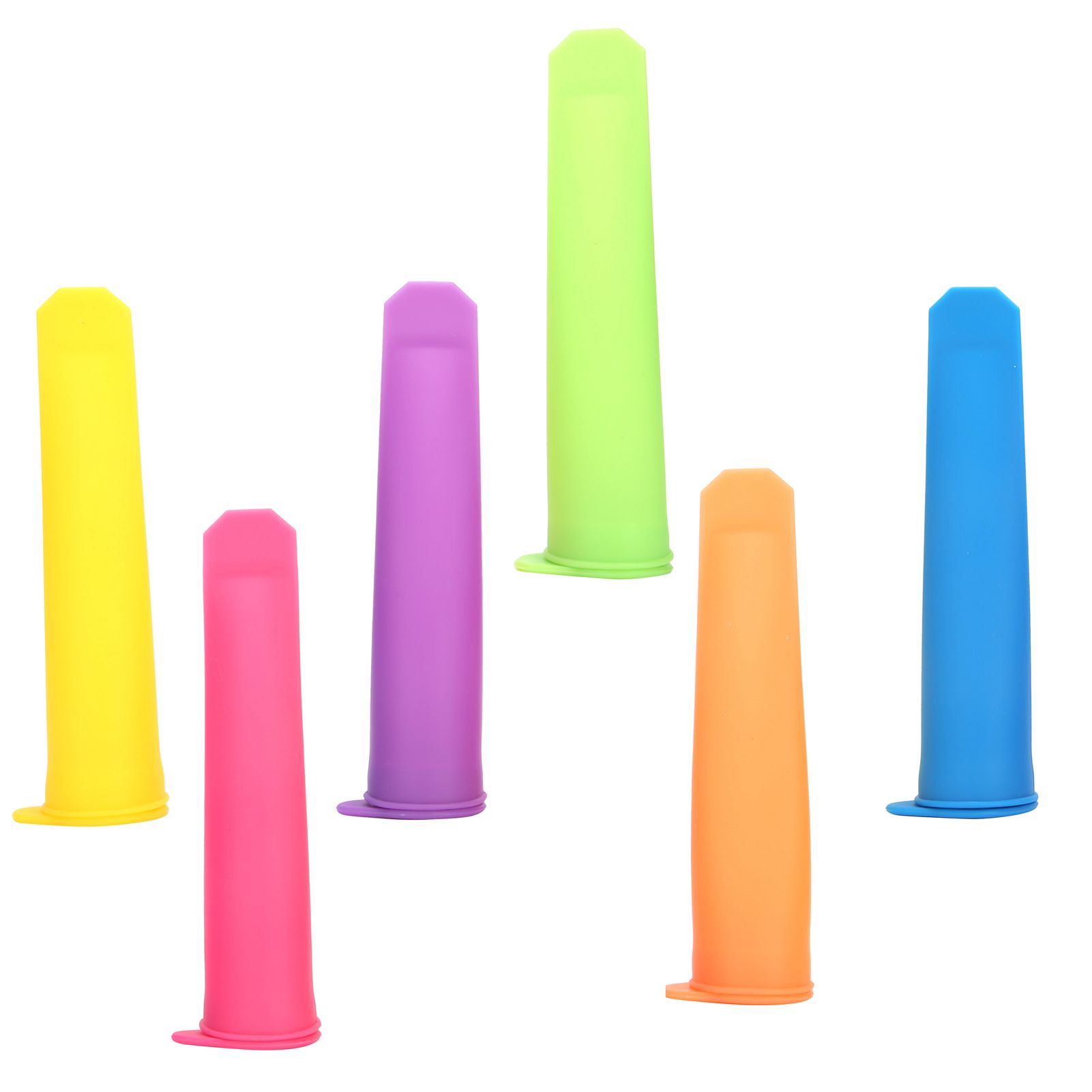 6Pcs Silicone Ice Cream Mold Reusable DIY Ice Bar Maker Mould with Lid for Kid view 8