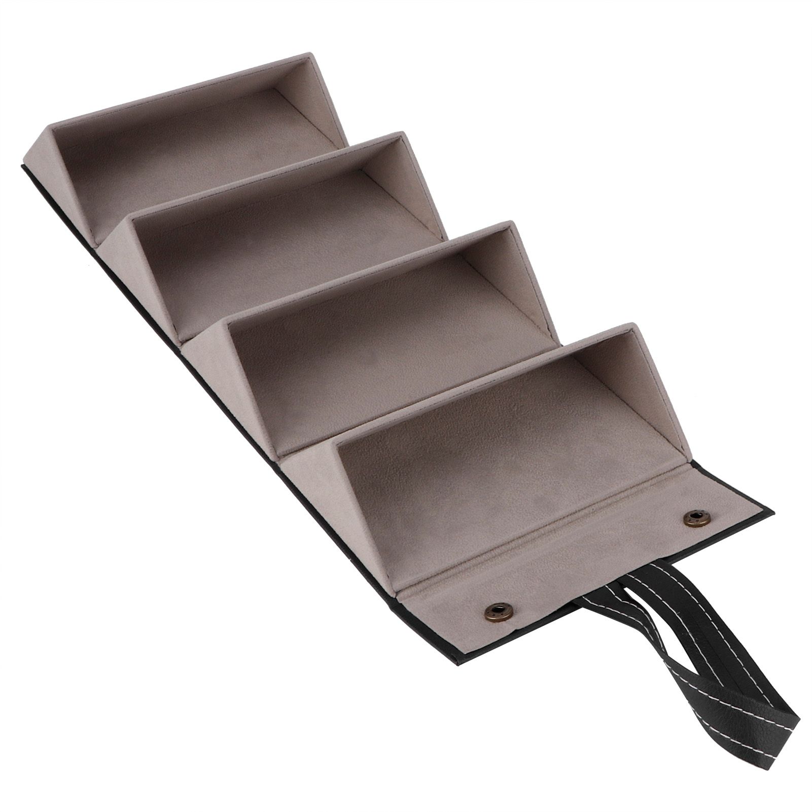 4‑Slot Travel Sunglasses Organizer Collector Eyeglasses Storage Case Box view 4