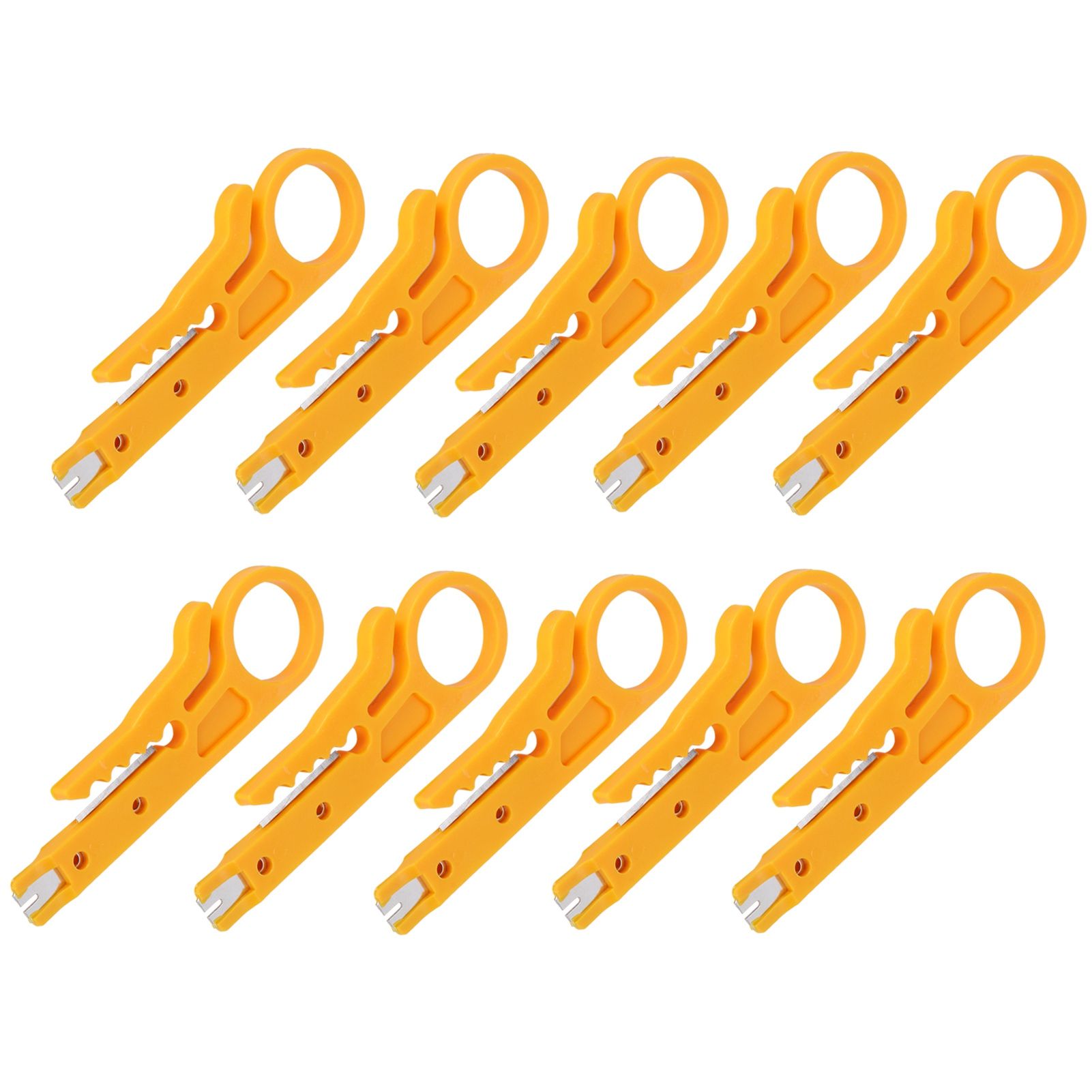 10Pcs Wire Stripper Multipurpose Mini Cable Crimping Stripping Pliers Tool for view 3