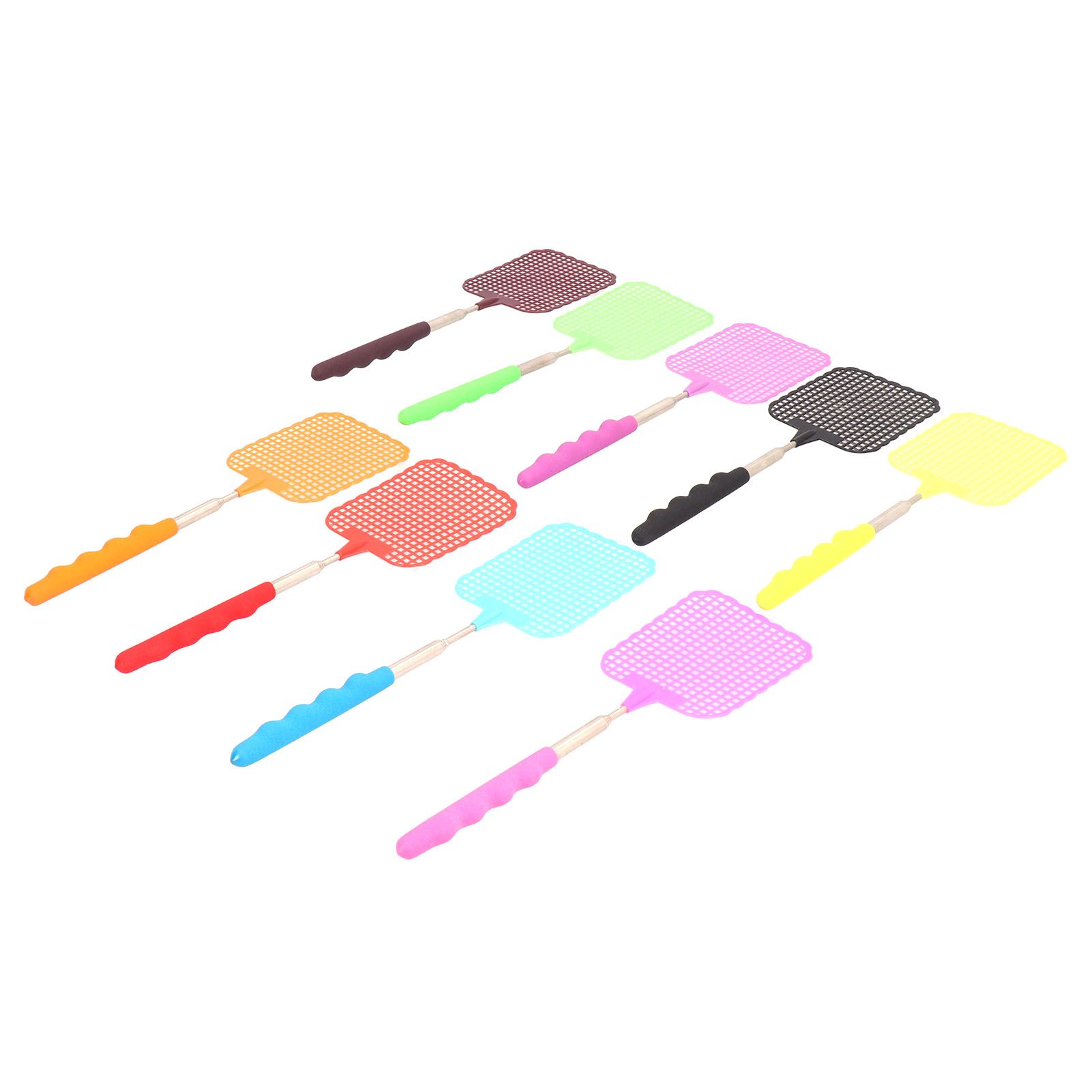 9PCS Mini Fly Swatter with Retractable Stainless Steel Rod for Home Dormitory view 5