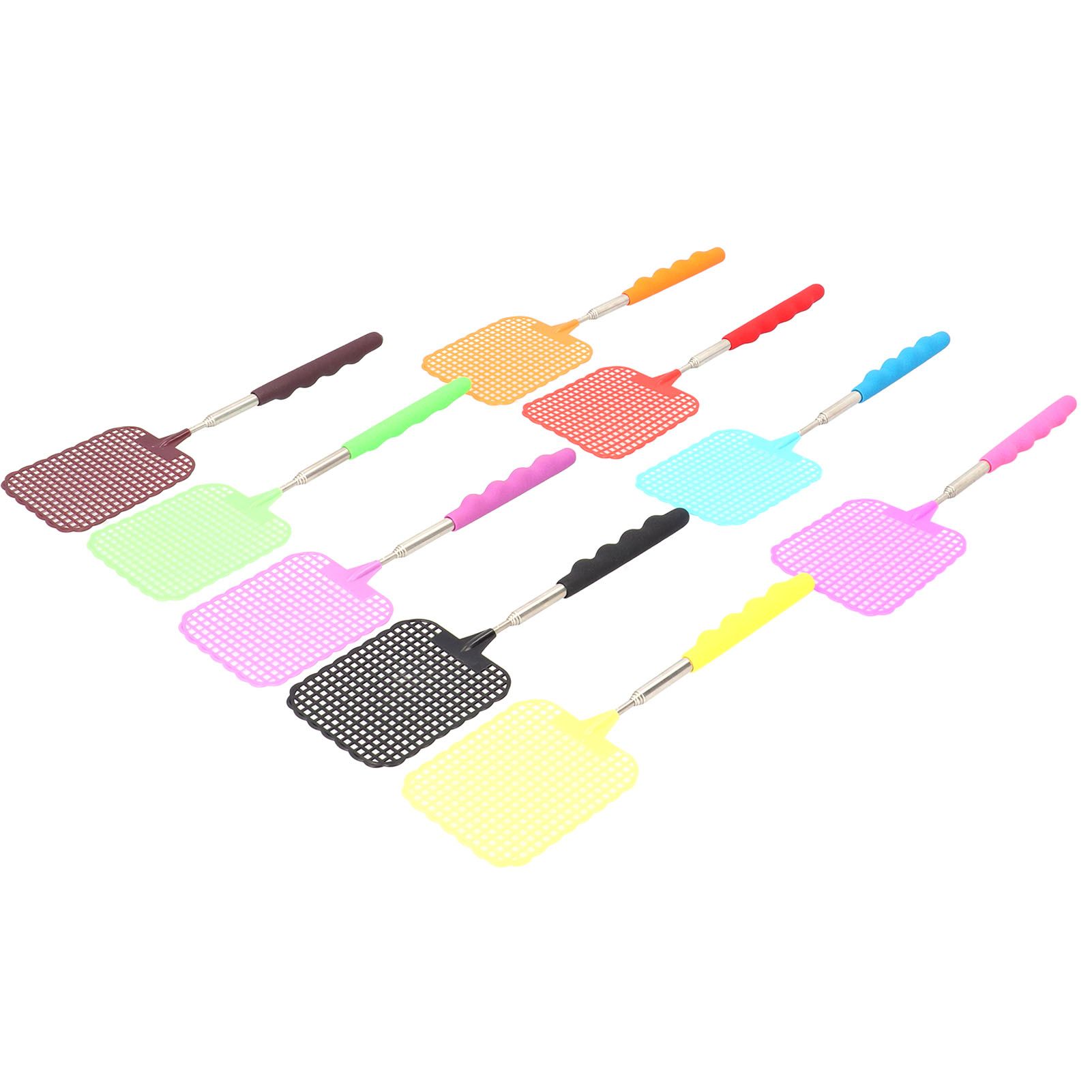 9PCS Mini Fly Swatter with Retractable Stainless Steel Rod for Home Dormitory view 8