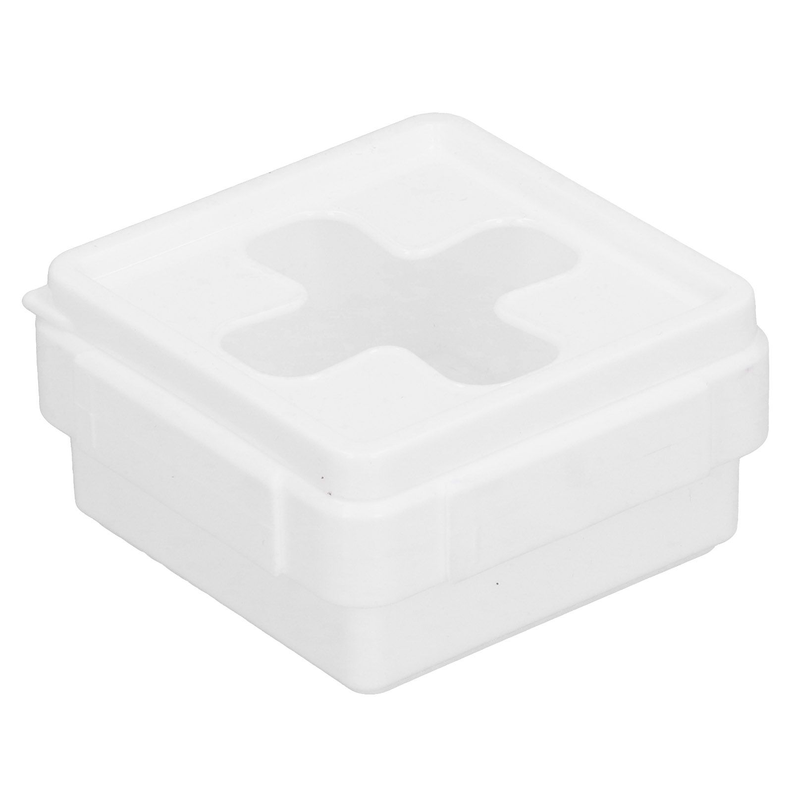 Small Square Storage Box Cross Mouth Desktop Organizer for Tissue Coin Small