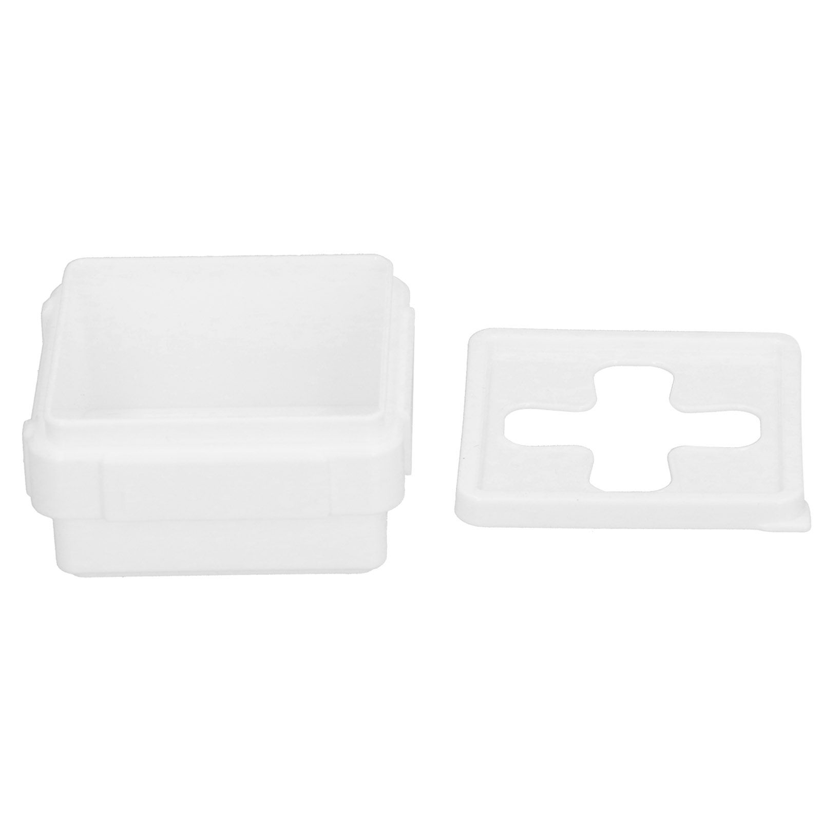Small Square Storage Box Cross Mouth Desktop Organizer for Tissue Coin Small view 3