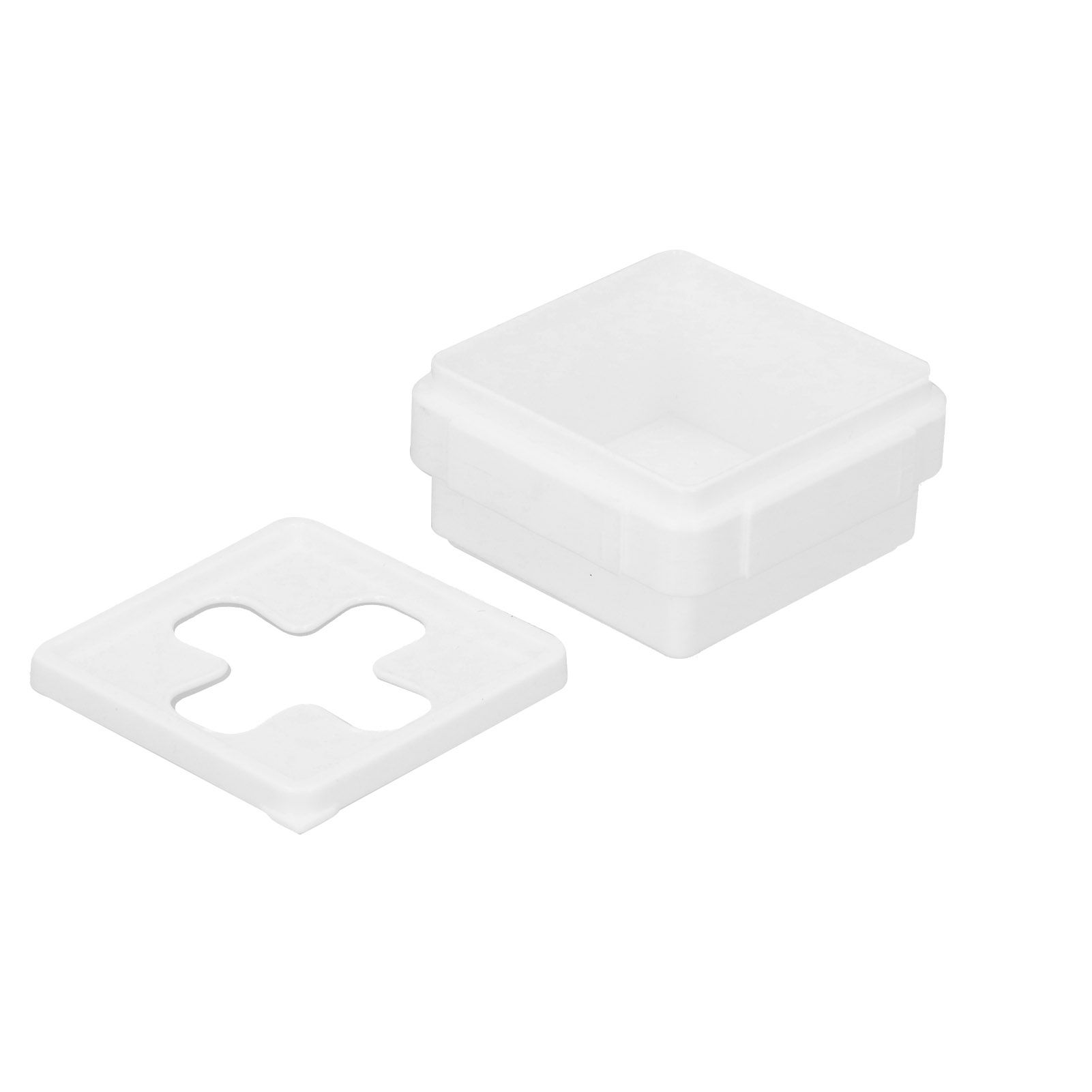 Small Square Storage Box Cross Mouth Desktop Organizer for Tissue Coin Small view 5