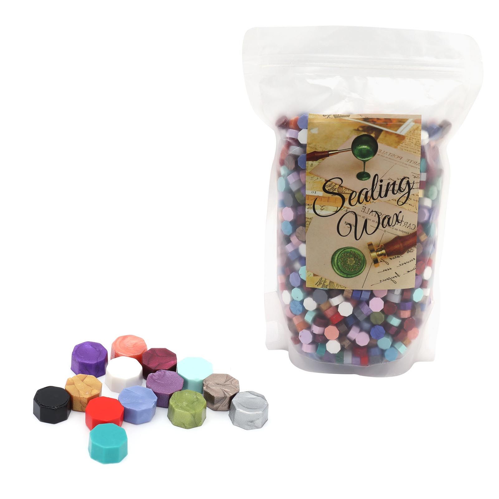 1450Pcs Seal Stamp Wax Colorful Octagonal Sealing Wax Beads for Envelopes view 4