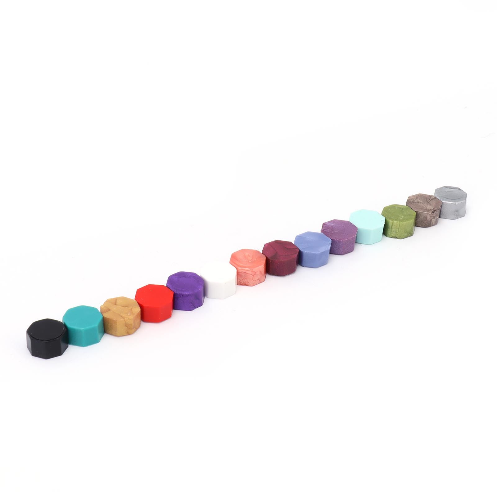 1450Pcs Seal Stamp Wax Colorful Octagonal Sealing Wax Beads for Envelopes view 7