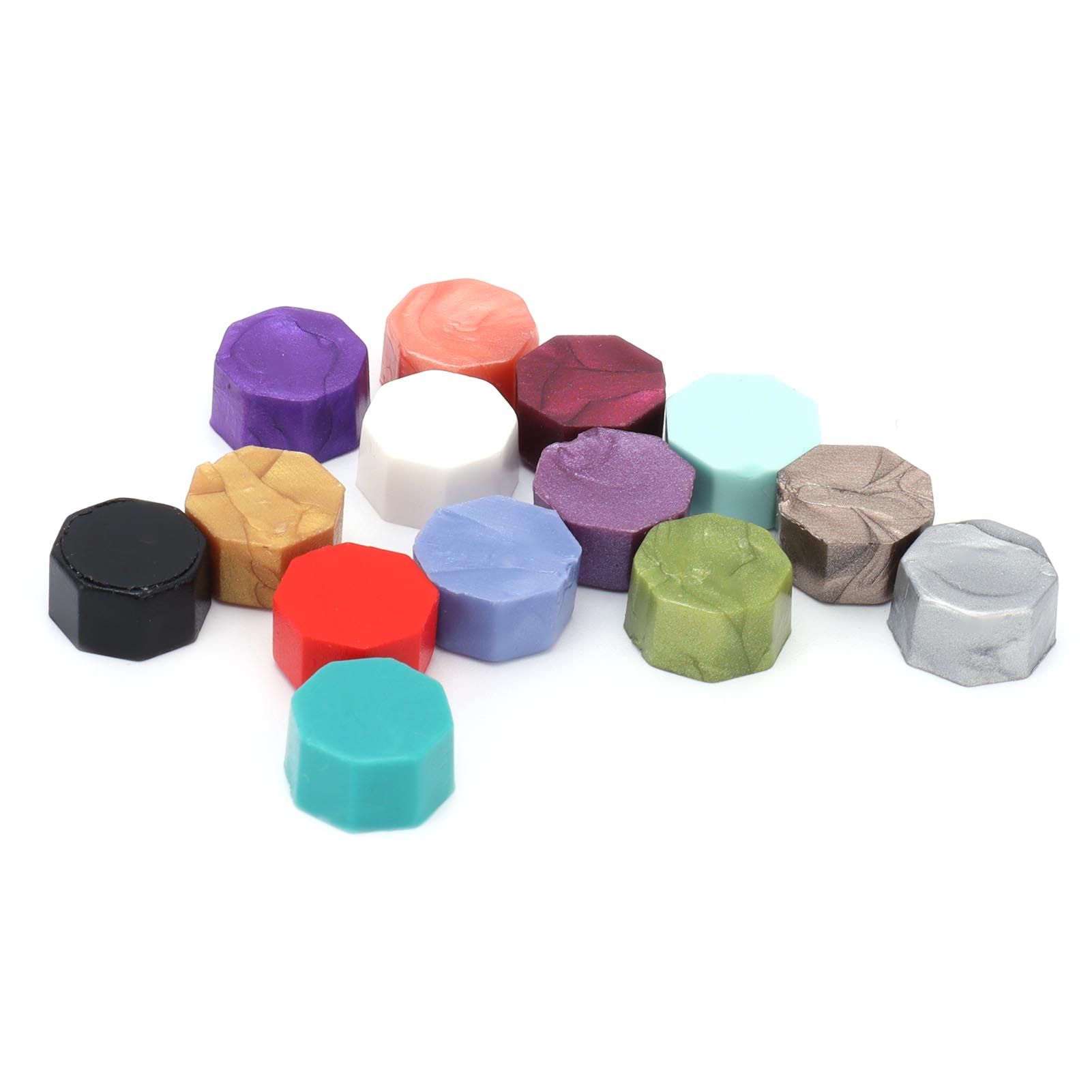 1450Pcs Seal Stamp Wax Colorful Octagonal Sealing Wax Beads for Envelopes view 9