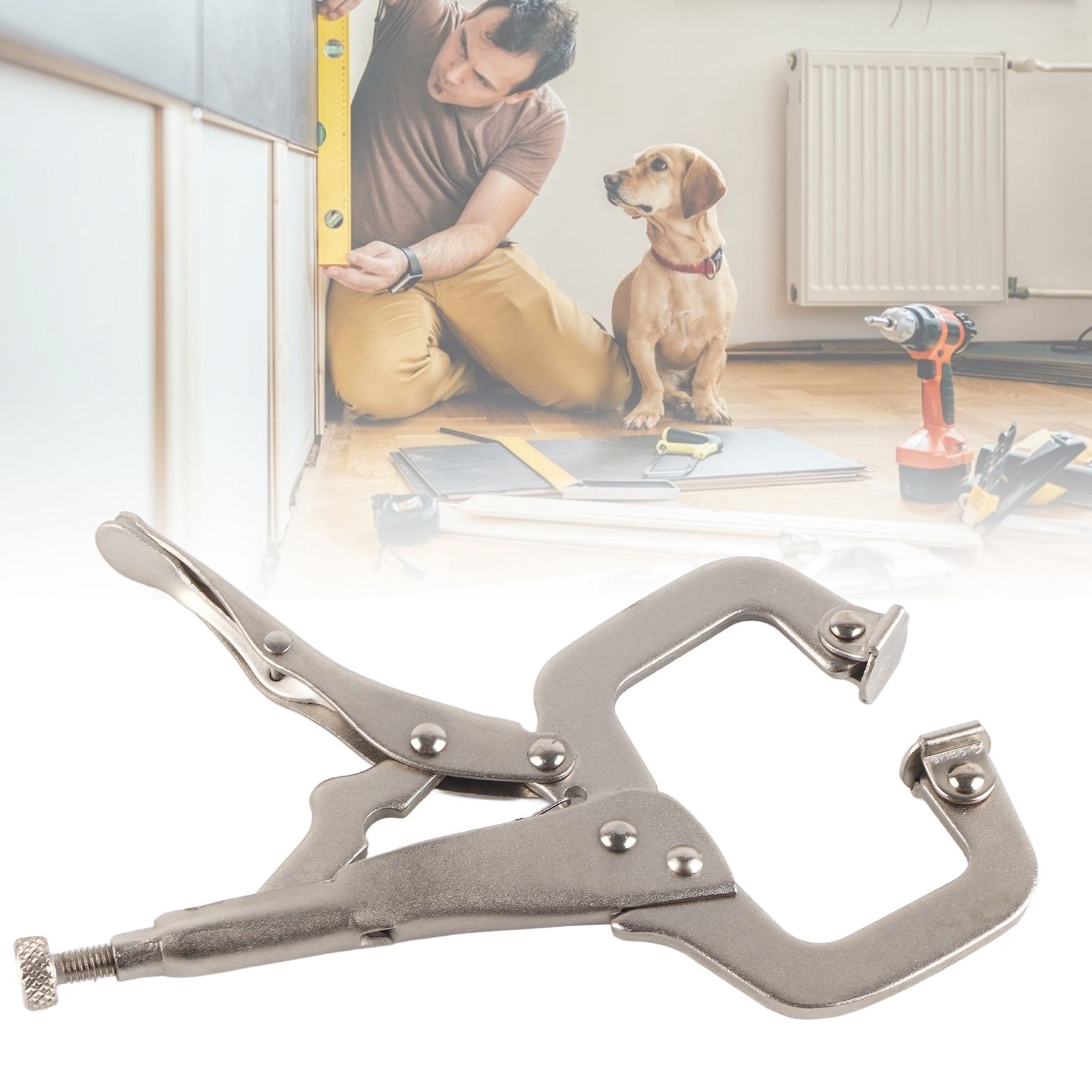 SEN‑558 Locking Pliers Woodworking Machinery Maintenance Movable Locking view 12