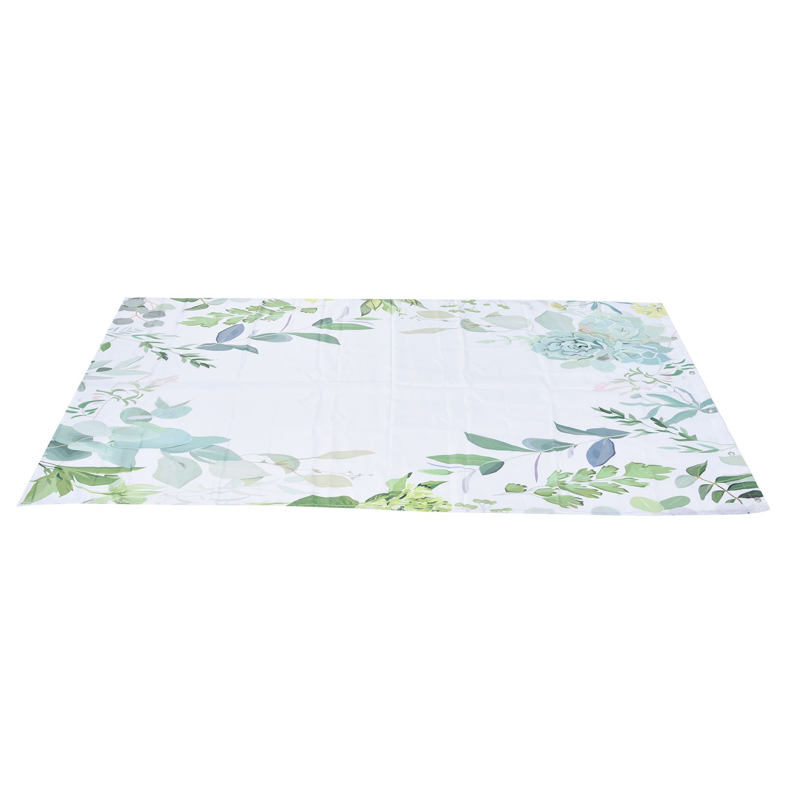Shower Curtain Simple Style Plant Leaves Pattern Bathroom Shower Partition view 9