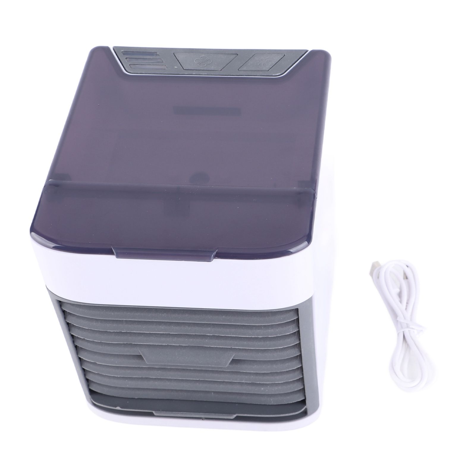 Air Cooler Mini Air Conditioner Fan USB Powered Humidifier Purifier for Car view 2