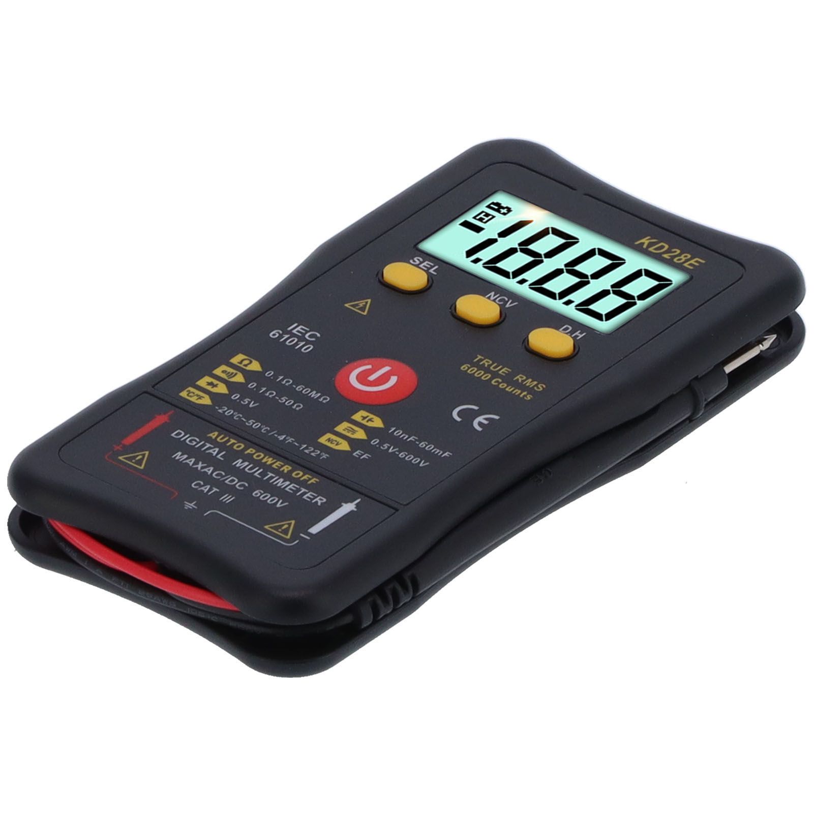 Multifunction Digital Multimeter DataRetention NonContact Type True RMS view 4