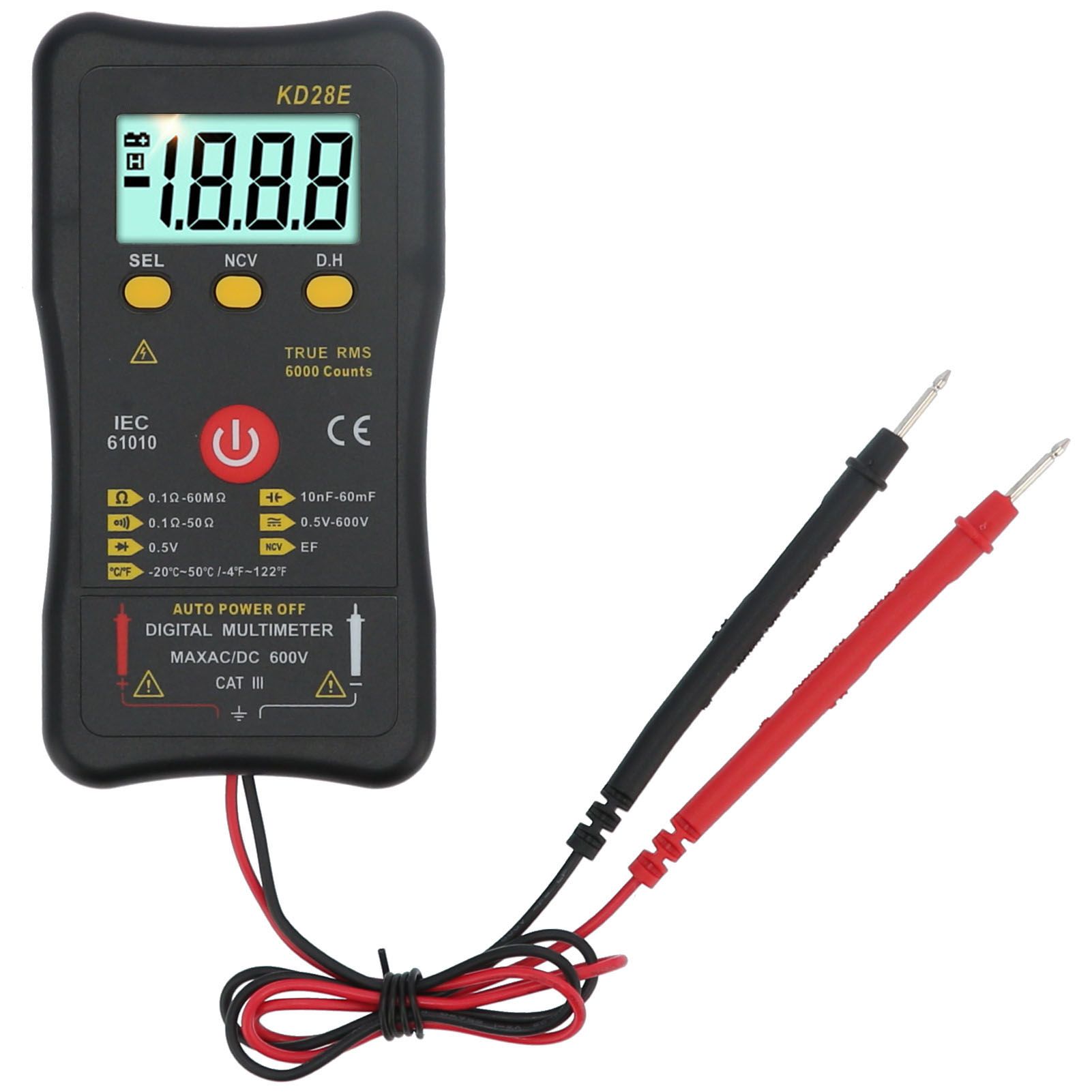 Multifunction Digital Multimeter DataRetention NonContact Type True RMS view 10