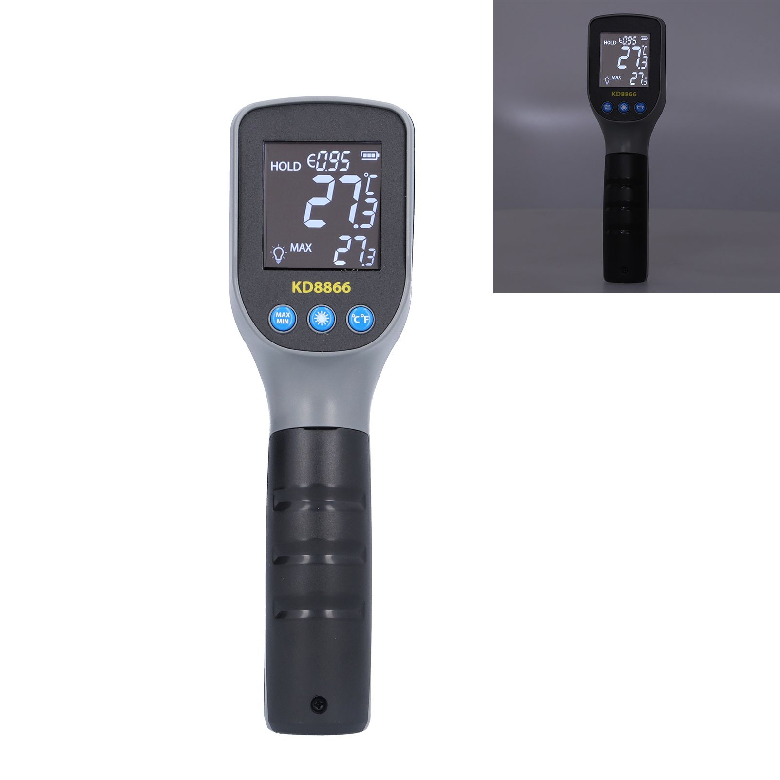 Industrial Infrared Thermometer NonContact Durable Portable Small High view 11