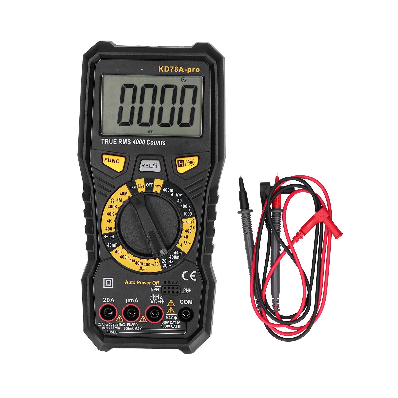 Multifunction Digital Multimeter True RMS Intelligent LCD Autoranging view 2